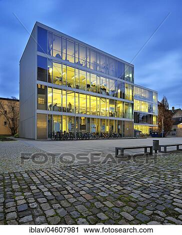 Bauhaus-University Weimar, Glaskuben, twilight, Weimar, Thuringia, Germany, Europe View Large Photo Image Stock Image - Bauhaus-University Weimar, Glaskuben, twilight, Weimar, Thuringia, Germany, Europe. Fotosearch