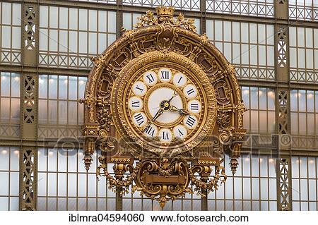 Belle Époque Station Clock, Musée d' Orsay, Paris, France, Europe View Large Photo Image Stock Image - Belle Époque Station Clock, Musée d' Orsay, Paris, France, Europe. Fotosearch