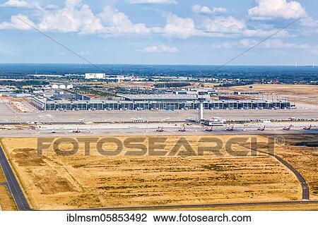 Berlin Brandenburg Airport BER Airport Terminal Aerial photograph, Berlin, Germany, Europe View Large Photo Image Stock Image - Berlin Brandenburg Airport BER Airport Terminal Aerial photograph, Berlin, Germany, Europe. Fotosearch