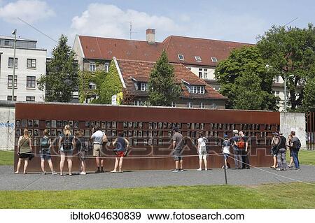 Berlin Wall Memorial, window of remembrance, pictures of victims, Bernauer Strasse, Berlin, Germany, Europe View Large Photo Image Stock Photo - Berlin Wall Memorial, window of remembrance, pictures of victims, Bernauer Strasse, Berlin, Germany, Europe. Fotosearch