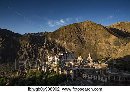 Buddhist monastery Lamayuru, Gompa in front of mountain scenery, one of the oldest monasteries in Ladakh, probably 1000 years old, Lamayuru, Ladakh, Jammu and Kashmir, Himalaya, India, Asia View Large Photo Image Stock Image - Buddhist monastery Lamayuru, Gompa in front of mountain scenery, one of the oldest monasteries in Ladakh, probably 1000 years old, Lamayuru, Ladakh, Jammu and Kashmir, Himalaya, India, Asia. Fotosearch