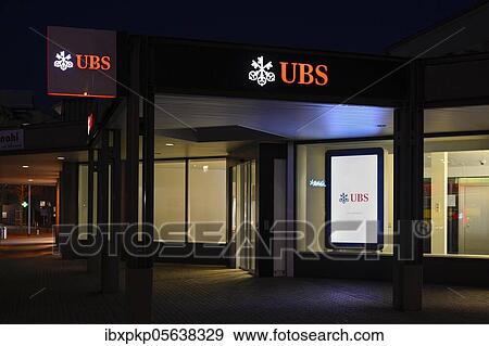 Stock Photo - Building UBS Sursee, Switzerland, Europe. Fotosearch