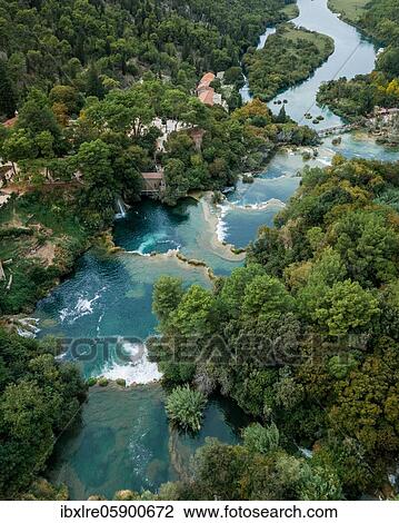 Cascades, Krka National Park, Sibenik-Knee Region, Dalmatia, Croatia, Europe View Large Photo Image Stock Image - Cascades, Krka National Park, Sibenik-Knee Region, Dalmatia, Croatia, Europe. Fotosearch