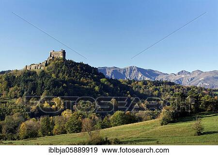Castle of Murol in autumn, Auvergne volcanoes natural park, Puy-de-Dome department, Auvergne-Rhone-Alpes, France, Europe View Large Photo Image Stock Photo - Castle of Murol in autumn, Auvergne volcanoes natural park, Puy-de-Dome department, Auvergne-Rhone-Alpes, France, Europe. Fotosearch