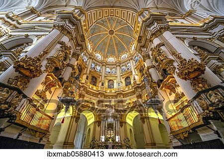Cathedral, chancel, gilded, Catedral de Granada, Granada, Andalusia View Large Photo Image Stock Image - Cathedral, chancel, gilded, Catedral de Granada, Granada, Andalusia. Fotosearch