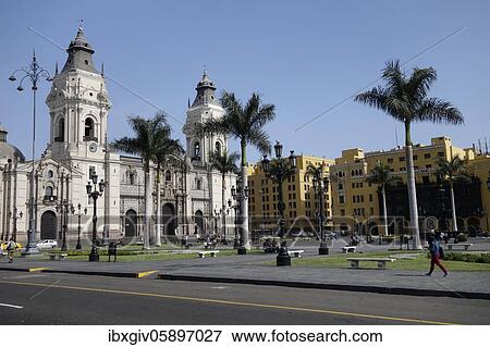 Cathedral of Lima, Cathedral Basilica of St. John, Lima, Peru, South America View Large Photo Image Stock Photo - Cathedral of Lima, Cathedral Basilica of St. John, Lima, Peru, South America. Fotosearch