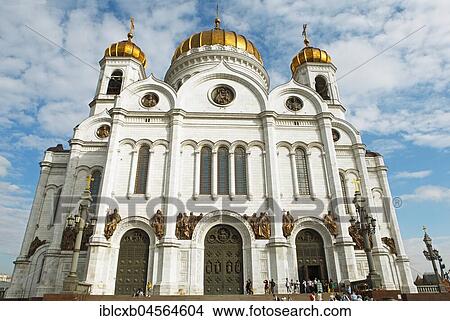 Cathedral of the Saviour of Christ, Moscow, Russia, Europe View Large Photo Image Picture - Cathedral of the Saviour of Christ, Moscow, Russia, Europe. Fotosearch