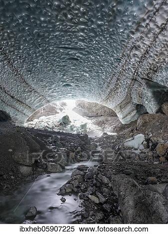 Chunks of ice at the rear opening of the ice chapel, meltwater stream, ice field at the foot of the Watzmann east face, Berchtesgaden National Park, Watzmann, Schönau am Königssee, Upper Bavaria, Bavaria, Germany, Europe View Large Photo Image Stock Photography - Chunks of ice at the rear opening of the ice chapel, meltwater stream, ice field at the foot of the Watzmann east face, Berchtesgaden National Park, Watzmann, Schönau am Königssee, Upper Bavaria, Bavaria, Germany, Europe. Fotosearch