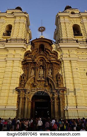 Church Iglesia de San Francisco, Unesco World Heritage, Lima, Peru, South America View Large Photo Image Stock Photography - Church Iglesia de San Francisco, Unesco World Heritage, Lima, Peru, South America. Fotosearch