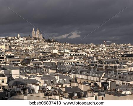 City view of the Basilica Sacre Coeur and Montmartre, Paris, France, Europe View Large Photo Image Stock Image - City view of the Basilica Sacre Coeur and Montmartre, Paris, France, Europe. Fotosearch