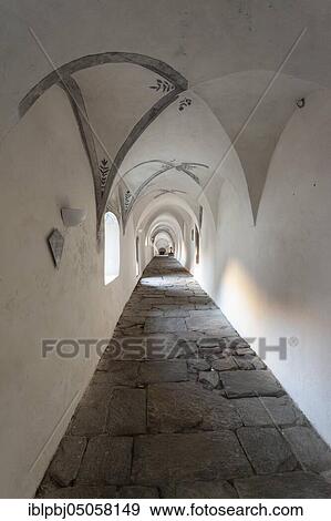 Cloister, Charterhouse Allerengelberg, Carthusian monastery, Val Senales, South Tyrol, Italy, Europe View Large Photo Image Stock Photo - Cloister, Charterhouse Allerengelberg, Carthusian monastery, Val Senales, South Tyrol, Italy, Europe. Fotosearch