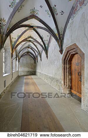 Cloister of the Franciscan Monastery, Schwaz, Tyrol, Austria, Europe View Large Photo Image Stock Photo - Cloister of the Franciscan Monastery, Schwaz, Tyrol, Austria, Europe. Fotosearch