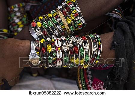 Close up of the bracelets, Gerewol festival, courtship ritual competition among the Woodaabe Fula people, Niger, Africa View Large Photo Image Stock Image - Close up of the bracelets, Gerewol festival, courtship ritual competition among the Woodaabe Fula people, Niger, Africa. Fotosearch
