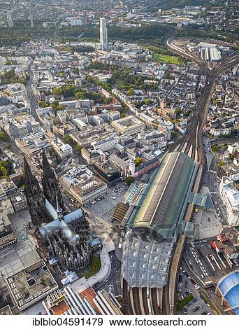 Cologne Cathedral and Central Station Cologne, Cologne, Rhineland, North Rhine-Westphalia, Germany, Europe View Large Photo Image Stock Photo - Cologne Cathedral and Central Station Cologne, Cologne, Rhineland, North Rhine-Westphalia, Germany, Europe. Fotosearch