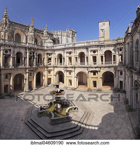 Convento de Cristi Monastery, UNESCO World Heritage Site, Tomar, Santarem District, Portugal, Europe View Large Photo Image Stock Image - Convento de Cristi Monastery, UNESCO World Heritage Site, Tomar, Santarem District, Portugal, Europe. Fotosearch
