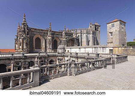 Convento de Cristi Monastery, UNESCO World Heritage Site, Tomar, Santarem District, Portugal, Europe View Large Photo Image Stock Image - Convento de Cristi Monastery, UNESCO World Heritage Site, Tomar, Santarem District, Portugal, Europe. Fotosearch