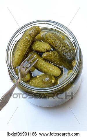 Cornichon, pickles in glass, Germany, Europe View Large Photo Image Stock Photograph - Cornichon, pickles in glass, Germany, Europe. Fotosearch