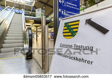 Corona test in the Leipzig Airport Terminal Halle LEJ Airport, Leipzig, Germany, Europe View Large Photo Image Stock Photo - Corona test in the Leipzig Airport Terminal Halle LEJ Airport, Leipzig, Germany, Europe. Fotosearch