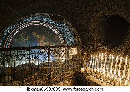 Crypt with sacrificial candles, pilgrimage chapel Maria Himmelfahrt in Birkenstein, Fischbachau, Upper Bavaria, Bavaria, Germany, Europe View Large Photo Image Stock Photo - Crypt with sacrificial candles, pilgrimage chapel Maria Himmelfahrt in Birkenstein, Fischbachau, Upper Bavaria, Bavaria, Germany, Europe. Fotosearch