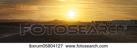 Desert with Hilton Nubian Resort at sunset, Al Qusair, Marsa Alam, Egypt, Africa View Large Photo Image Stock Photo - Desert with Hilton Nubian Resort at sunset, Al Qusair, Marsa Alam, Egypt, Africa. Fotosearch