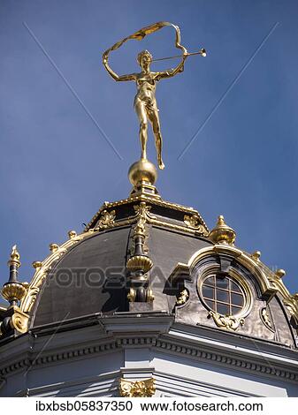 Detail of the dome of the Au Roi d'Espagne building at Grote Markt, Brussels, Belgium, Europe View Large Photo Image Stock Image - Detail of the dome of the Au Roi d'Espagne building at Grote Markt, Brussels, Belgium, Europe. Fotosearch