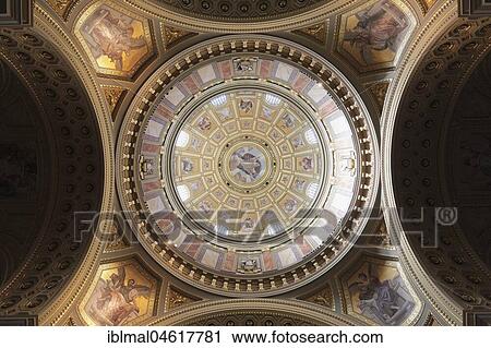 Dome of St. Stephen's Basilica, Pest, Budapest, Hungary, Europe View Large Photo Image Stock Image - Dome of St. Stephen's Basilica, Pest, Budapest, Hungary, Europe. Fotosearch