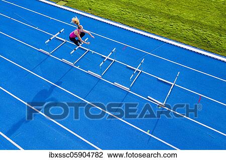 Drone recording, Baden-Württemberg, athlete at hurdle jumps, Germany, Europe View Large Photo Image Stock Image - Drone recording, Baden-Württemberg, athlete at hurdle jumps, Germany, Europe. Fotosearch