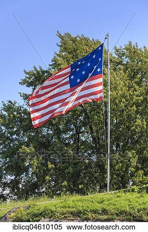 European Starling Spangled Banner, Flag USA from 1795-1818, Fort Erie, Ontario, Canada, North America View Large Photo Image Stock Photography - European Starling Spangled Banner, Flag USA from 1795-1818, Fort Erie, Ontario, Canada, North America. Fotosearch