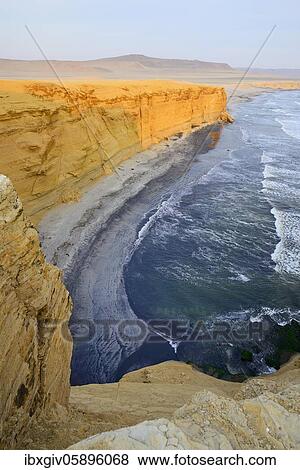 Evening mood at Playa Supay, Paracas National Reserve, Paracas, Ica Region, Peru, South America View Large Photo Image Stock Photo - Evening mood at Playa Supay, Paracas National Reserve, Paracas, Ica Region, Peru, South America. Fotosearch