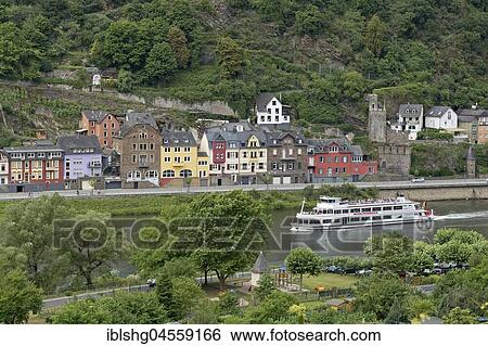 Excursion boat on the Moselle, Cochem, Rhineland-Palatinate, Germany, Europe View Large Photo Image Stock Photograph - Excursion boat on the Moselle, Cochem, Rhineland-Palatinate, Germany, Europe. Fotosearch