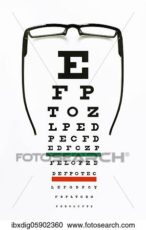 Eye Chart and Glasses View Large Photo Image Stock Image - Eye Chart and Glasses. Fotosearch