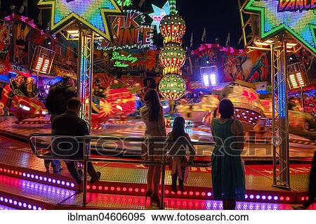 Fairground ride Breakdance, Oktoberfest, Wiesn, Munich, Upper Bavaria, Bavaria, Germany, Europe View Large Photo Image Stock Photography - Fairground ride Breakdance, Oktoberfest, Wiesn, Munich, Upper Bavaria, Bavaria, Germany, Europe. Fotosearch