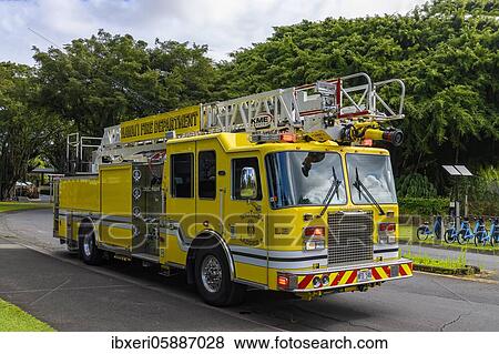 Fire engine, Liliuokalani Park and Gardens, Hilo, Big Island, Hawaii View Large Photo Image Stock Photo - Fire engine, Liliuokalani Park and Gardens, Hilo, Big Island, Hawaii. Fotosearch