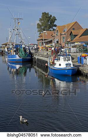 Fishing port, Schlei river, Maasholm, Schleswig-Holstein, Germany, Europe View Large Photo Image Stock Image - Fishing port, Schlei river, Maasholm, Schleswig-Holstein, Germany, Europe. Fotosearch