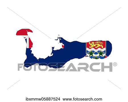 Flag in form form of the geographical country, Cayman Islands, Latin America and the Caribbean, Caribbean, Americas, North America View Large Photo Image Picture - Flag in form form of the geographical country, Cayman Islands, Latin America and the Caribbean, Caribbean, Americas, North America. Fotosearch