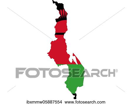 Flag in form form of the geographical country, Malawi, Sub-Saharan Africa, Eastern Africa, Africa View Large Photo Image Picture - Flag in form form of the geographical country, Malawi, Sub-Saharan Africa, Eastern Africa, Africa. Fotosearch