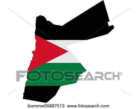Flag in form form of the geographical country, Jordan, Western Asia, Asia View Large Photo Image Stock Image - Flag in form form of the geographical country, Jordan, Western Asia, Asia. Fotosearch