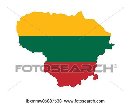 Flag in form form of the geographical country, Lithuania, Northern Europe, Europe View Large Photo Image Stock Image - Flag in form form of the geographical country, Lithuania, Northern Europe, Europe. Fotosearch