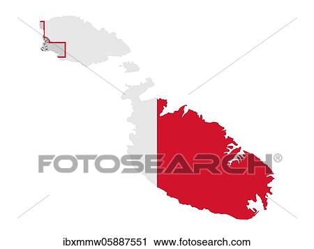 Flag in form form of the geographical country, Malta, Southern Europe, Europe View Large Photo Image Stock Image - Flag in form form of the geographical country, Malta, Southern Europe, Europe. Fotosearch