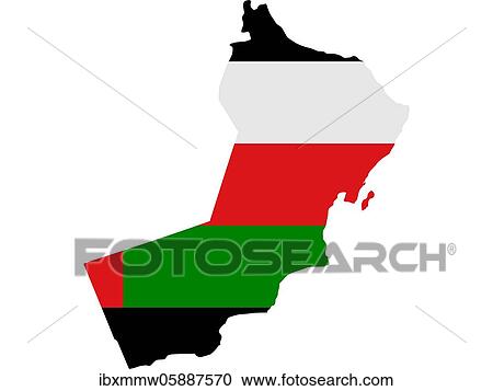 Flag in form form of the geographical country, Oman, Western Asia, Asia View Large Photo Image Stock Image - Flag in form form of the geographical country, Oman, Western Asia, Asia. Fotosearch