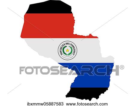 Flag in form form of the geographical country, Paraguay, Latin America and the Caribbean, South America, Americas, South America View Large Photo Image Stock Image - Flag in form form of the geographical country, Paraguay, Latin America and the Caribbean, South America, Americas, South America. Fotosearch