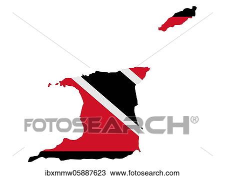 Flag in form form of the geographical country, Trinidad and Tobago, Latin America and the Caribbean, Caribbean, Americas, Central America View Large Photo Image Stock Image - Flag in form form of the geographical country, Trinidad and Tobago, Latin America and the Caribbean, Caribbean, Americas, Central America. Fotosearch