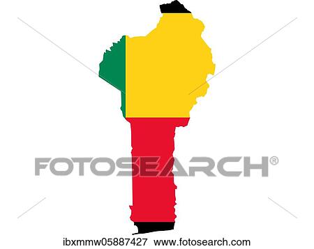 Flag in form form of the geographical country, Benin, Sub-Saharan Africa, Western Africa, Africa View Large Photo Image Stock Photo - Flag in form form of the geographical country, Benin, Sub-Saharan Africa, Western Africa, Africa. Fotosearch