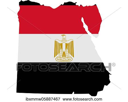 Flag in form form of the geographical country, Egypt, Northern Africa, Africa View Large Photo Image Stock Photo - Flag in form form of the geographical country, Egypt, Northern Africa, Africa. Fotosearch
