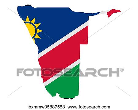 Flag in form form of the geographical country, Namibia, Africa View Large Photo Image Stock Photo - Flag in form form of the geographical country, Namibia, Africa. Fotosearch