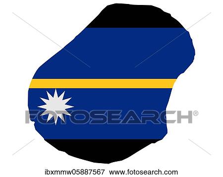 Flag in form form of the geographical country, Nauru, Micronesia, Oceania View Large Photo Image Stock Photo - Flag in form form of the geographical country, Nauru, Micronesia, Oceania. Fotosearch