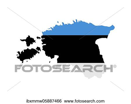 Flag in form form of the geographical country, Estonia, Northern Europe, Europe View Large Photo Image Stock Photograph - Flag in form form of the geographical country, Estonia, Northern Europe, Europe. Fotosearch