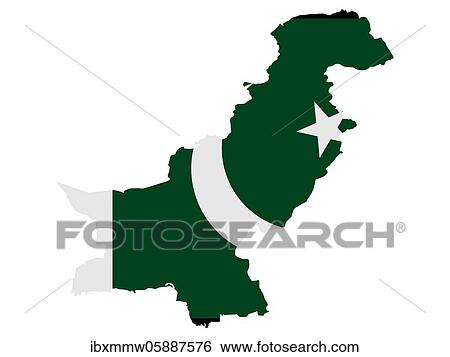 Flag in form form of the geographical country, Pakistan, Southern Asia, Asia View Large Photo Image Stock Photograph - Flag in form form of the geographical country, Pakistan, Southern Asia, Asia. Fotosearch