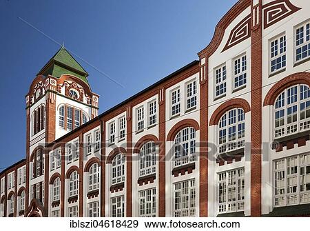 Former factory building in Dornbusch, Bielefeld, East Westphalia-Lippe, North Rhine-Westphalia, Germany, Europe View Large Photo Image Stock Photo - Former factory building in Dornbusch, Bielefeld, East Westphalia-Lippe, North Rhine-Westphalia, Germany, Europe. Fotosearch
