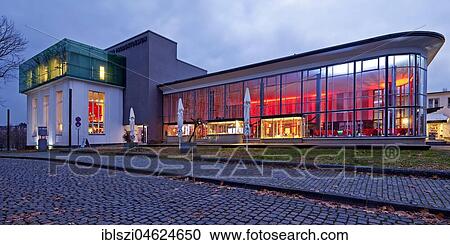 Forum Product Design in the Dawn, Solingen, Bergisches Land, North Rhine-Westphalia, Germany, Europe View Large Photo Image Stock Image - Forum Product Design in the Dawn, Solingen, Bergisches Land, North Rhine-Westphalia, Germany, Europe. Fotosearch